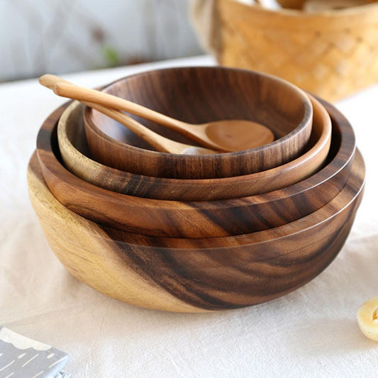 RusticNest Wooden Bowl